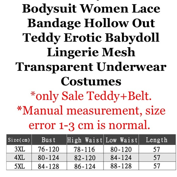 ❤️2 for $20 SALE❤️ Sexy Lace Lingerie - Picture 7 of 9